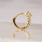 Mini Hoop Golden Dot